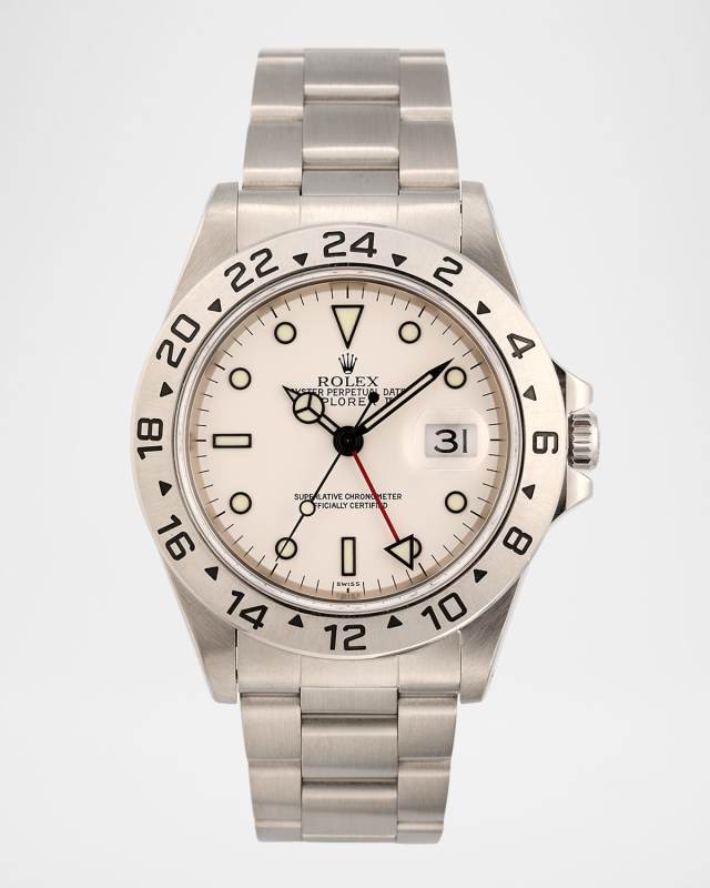 Rolex Stainless Steel Explorer II 40mm Vintage 1998 Watch